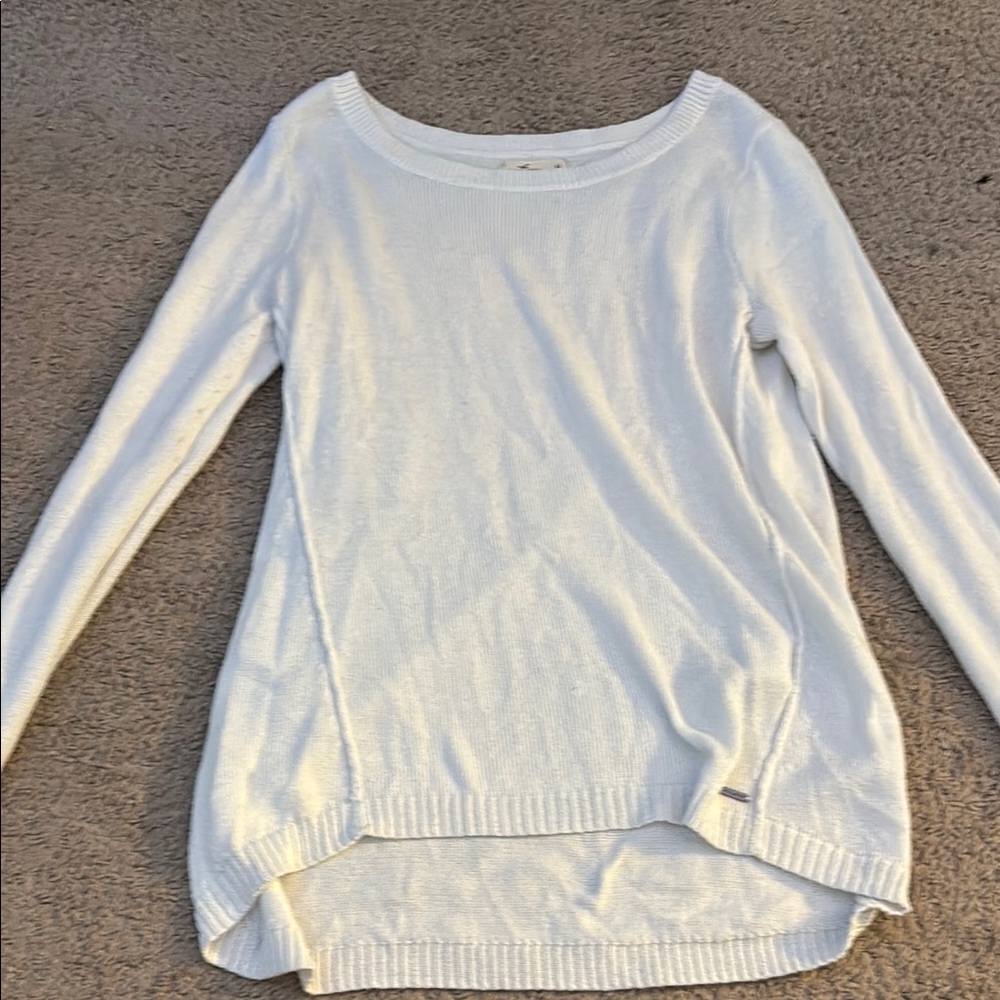 White Long Sleeve Sweater
